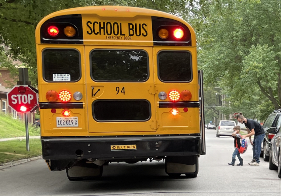 School Bus in Quincy