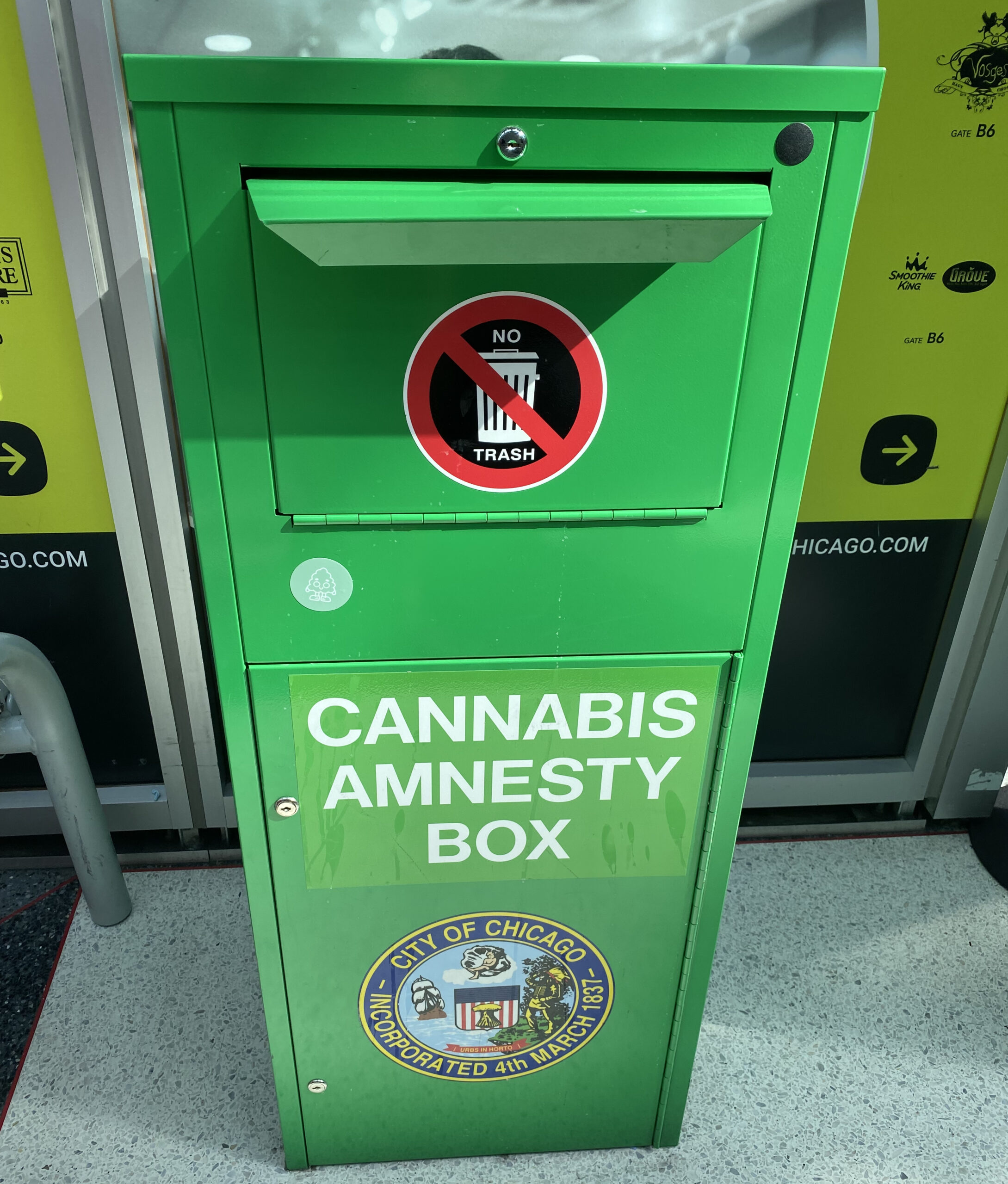 Cannabis amnesty box