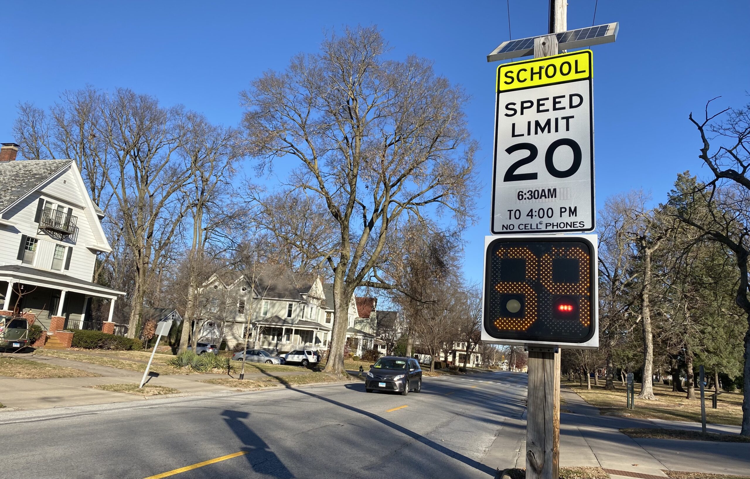 School Speed Zone 24th Street