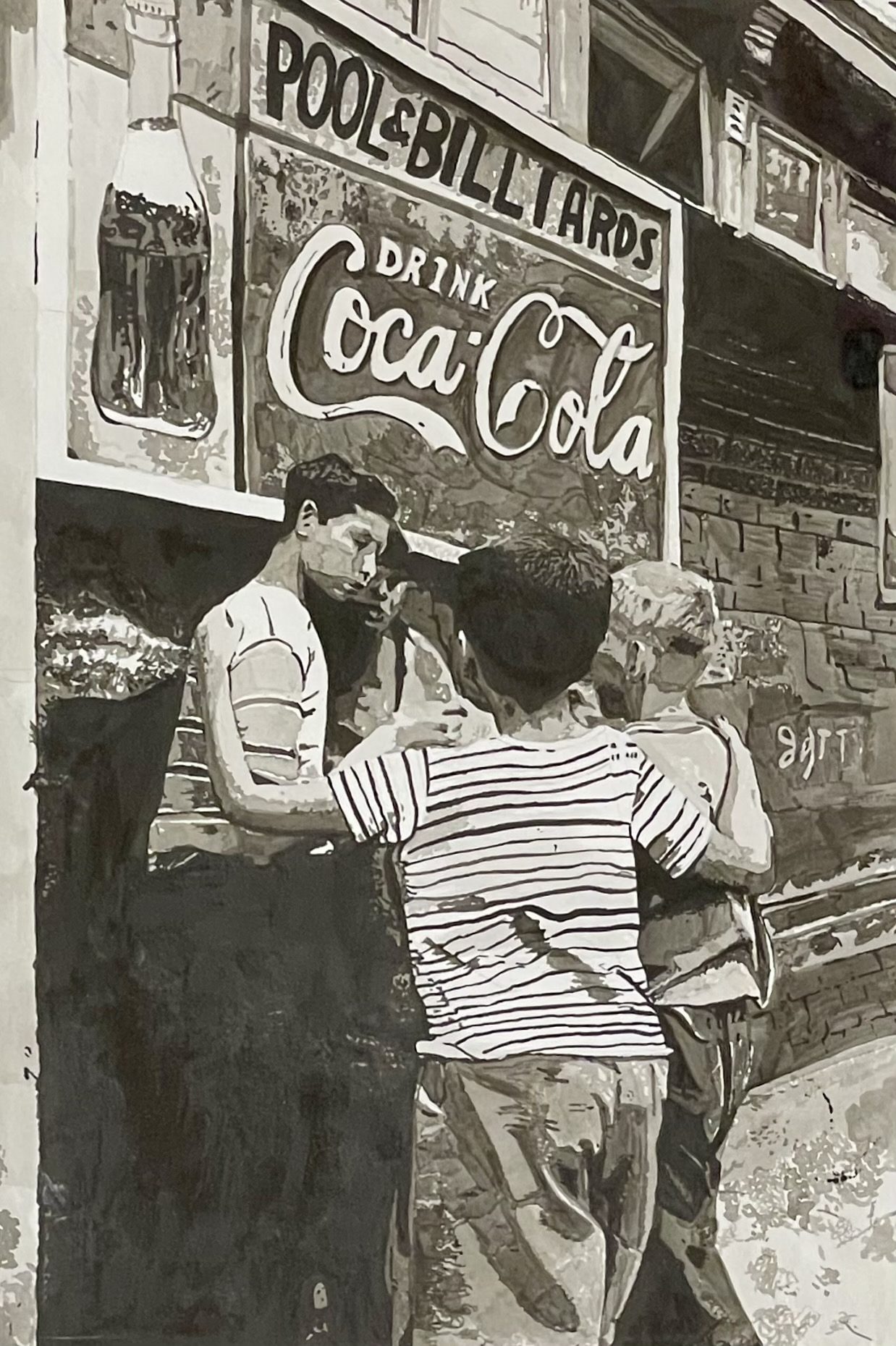 Best of Show Grace Kirby, Coca-Cola, pen and ink, 2021, 10th Grade, Hannibal High School