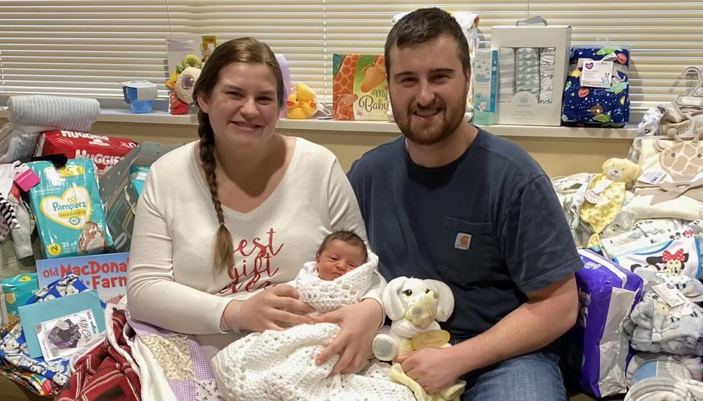 First baby at Memorial Hospital