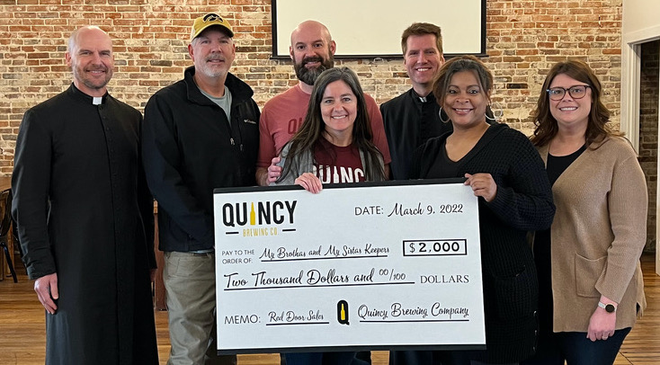 Quincy Brewery donation