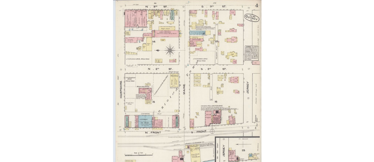 quincy map 1880