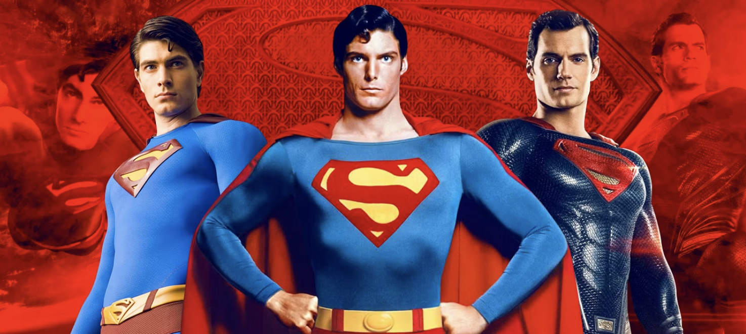 Superman: Henry Cavill dons Christopher Reeve suit in test shot