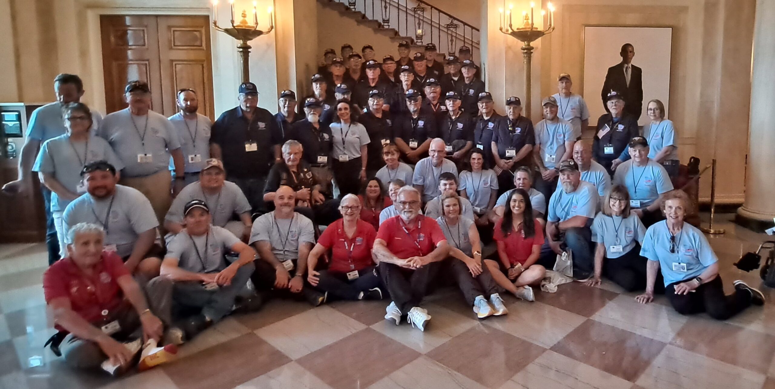 Great River Honor Flight group makes stop at White House as part of