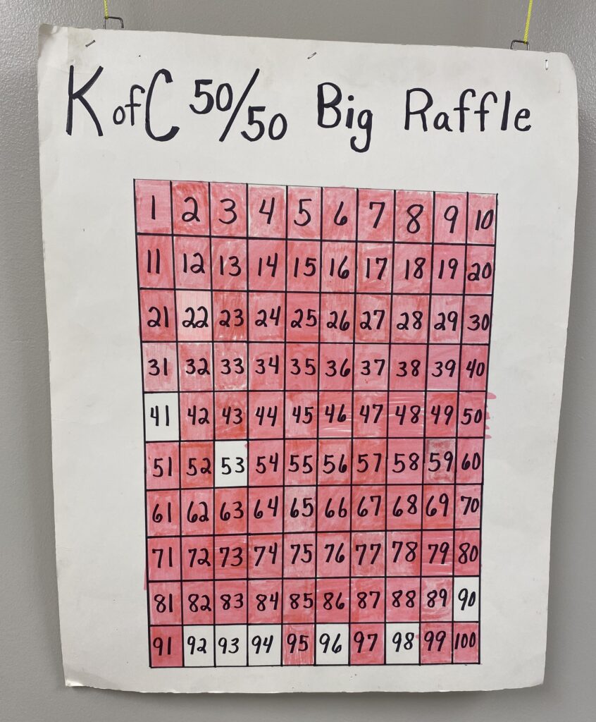 19th Hole Raffle