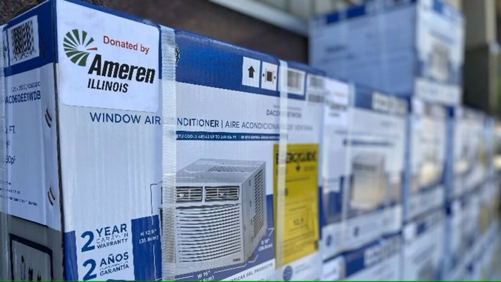 Ameren Illinois Donation Of Window Air Conditioners Helps Illinois 