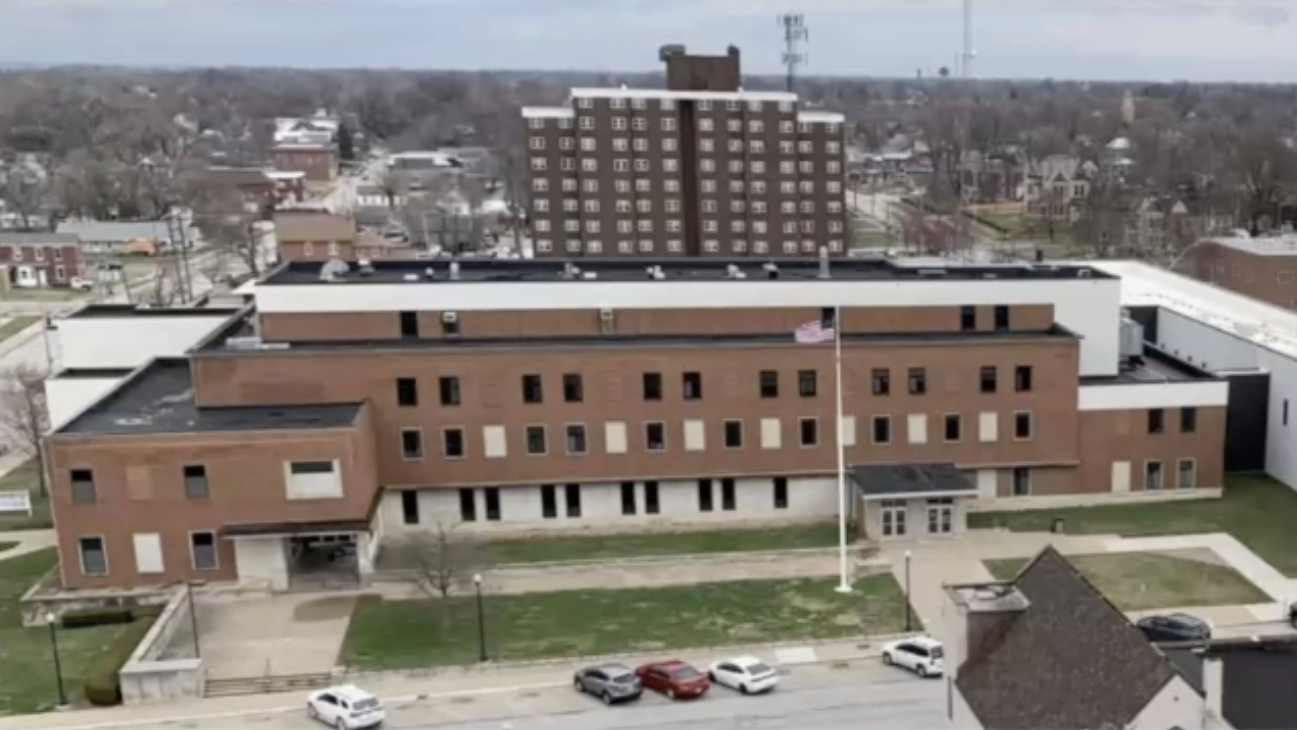 Adams County Courthouse aerial