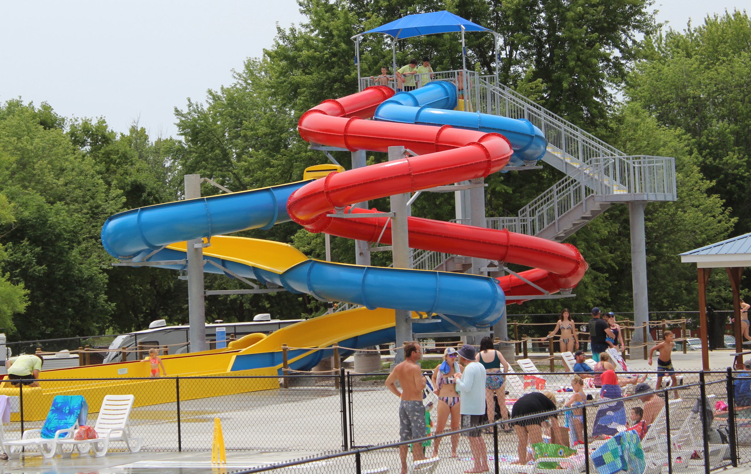 Jellystone water slide