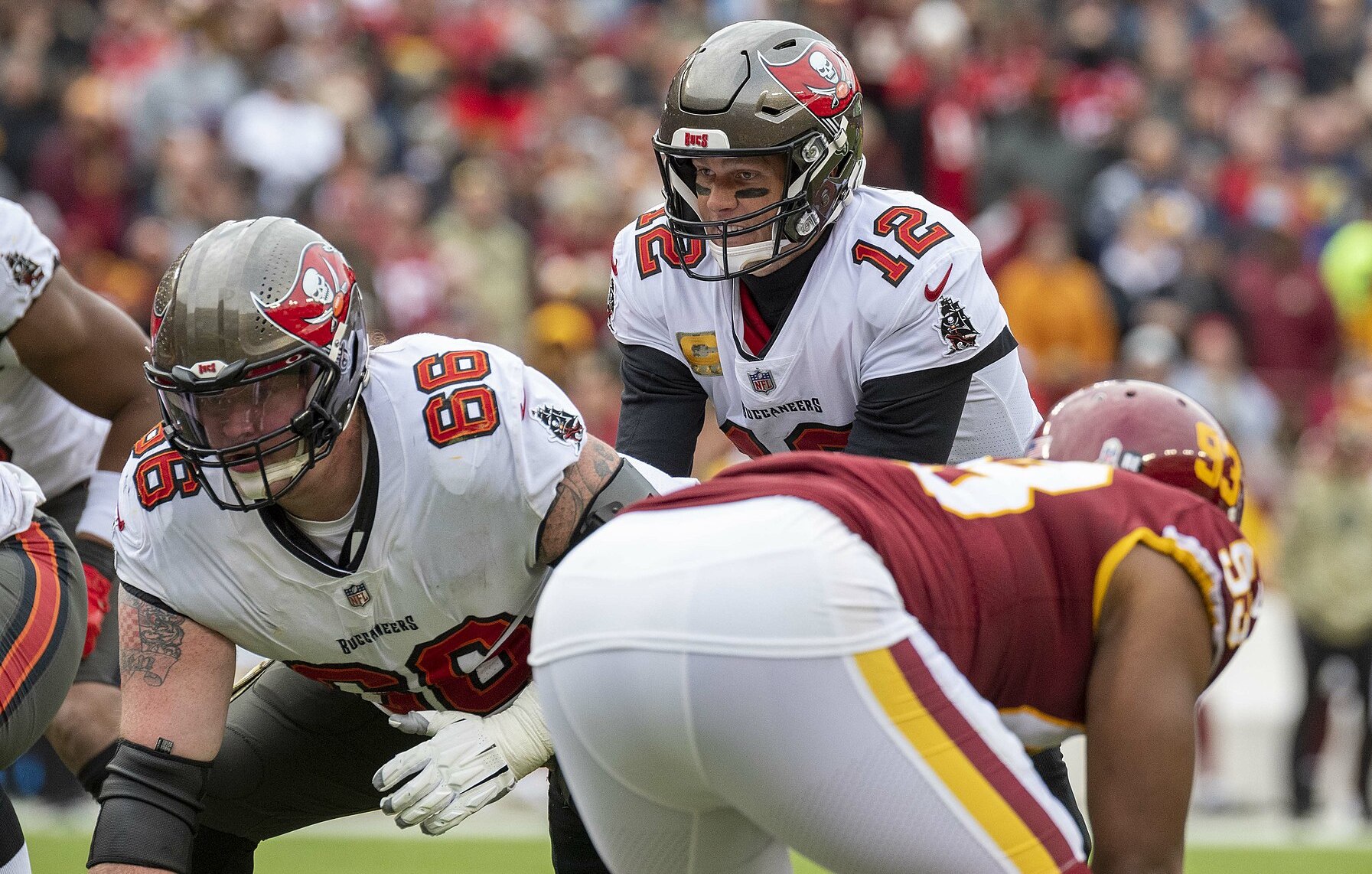 www.allproreels.com — Washington Football Team vs Tampa Bay Buccaneers from FedEx Field, Landover, Maryland, November 14th, 2021 (All-Pro Reels Photography)