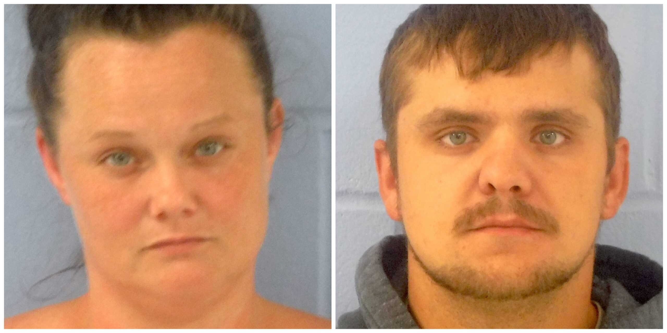 Two arrested on Hancock County warrants for theft, burglary charges picture image