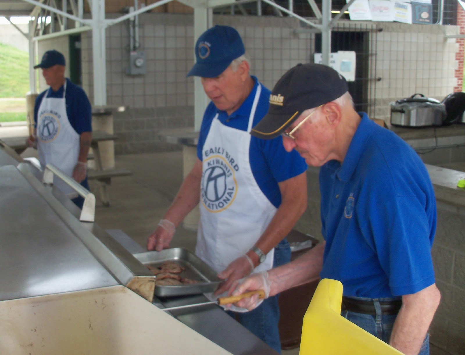 Kiwanis cooking