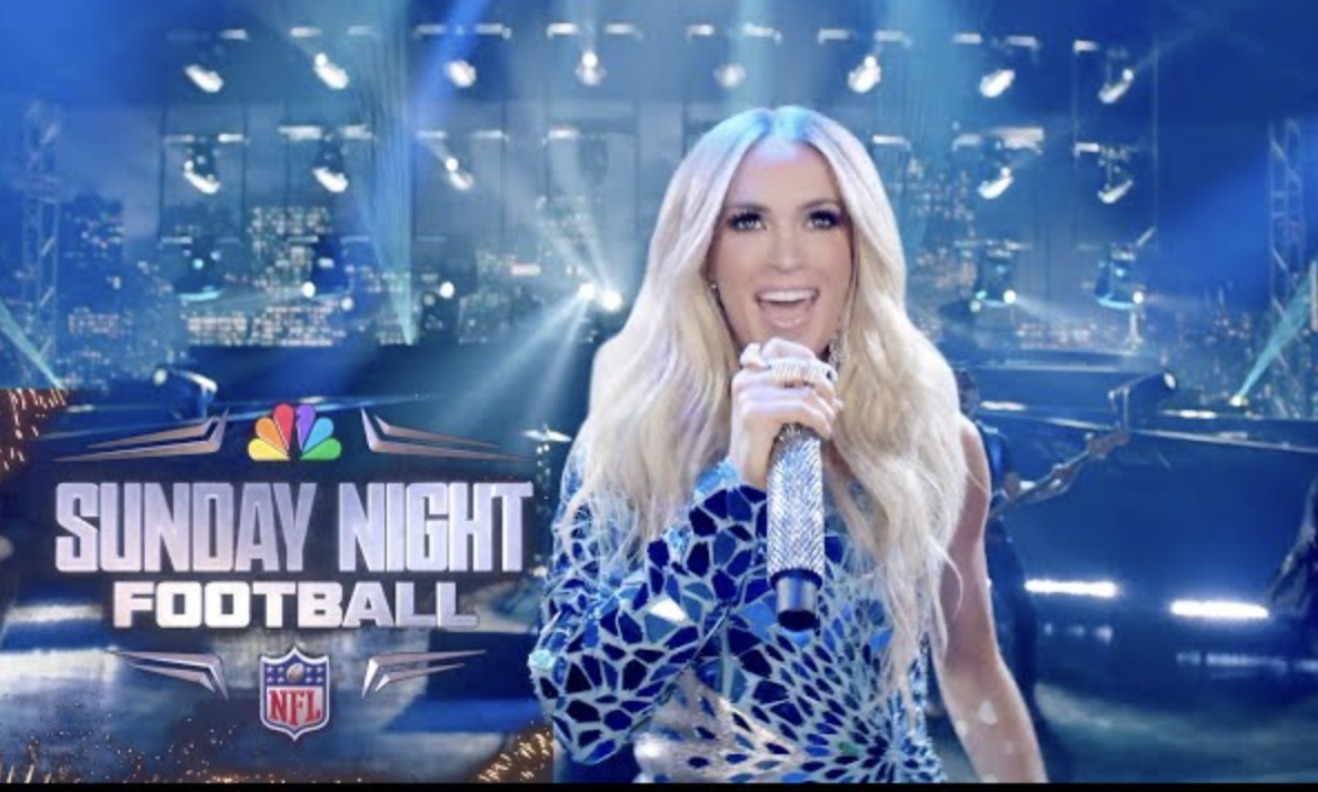 DAILY DIRT: Carrie Underwood's singing of the Sunday Night Football theme  is well worth her time (and yours) – Muddy River News