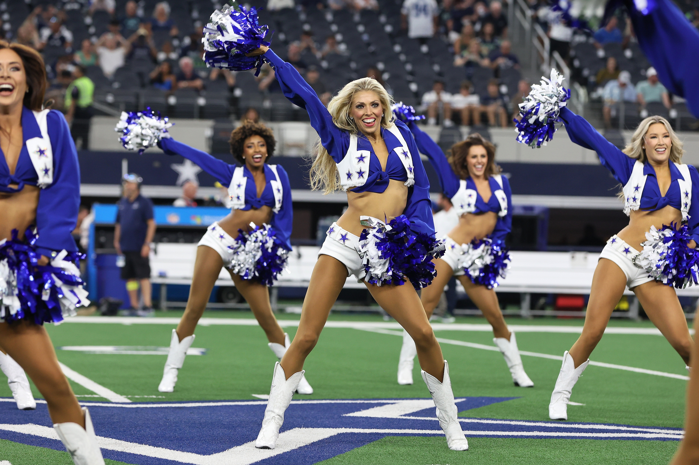 Dallas Cowboys Cheerleaders Cowboys vs Seattle