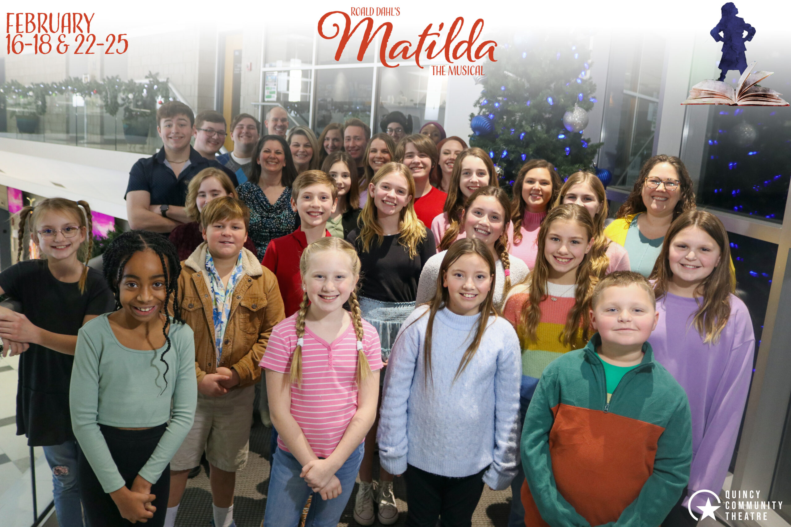 Matilda Cast Group Shot For Press