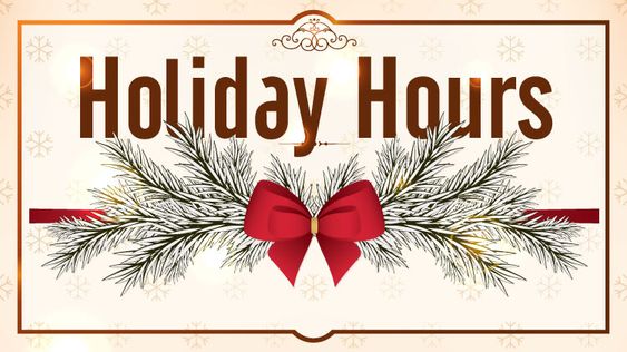 holiday hours Archives Muddy River News