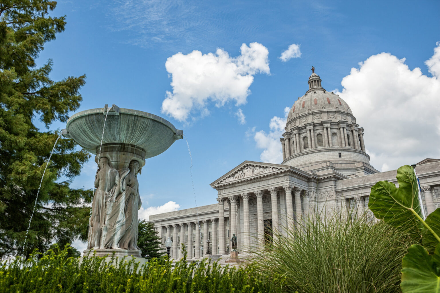 Missouri State Capitol building in Jefferson City Missouri