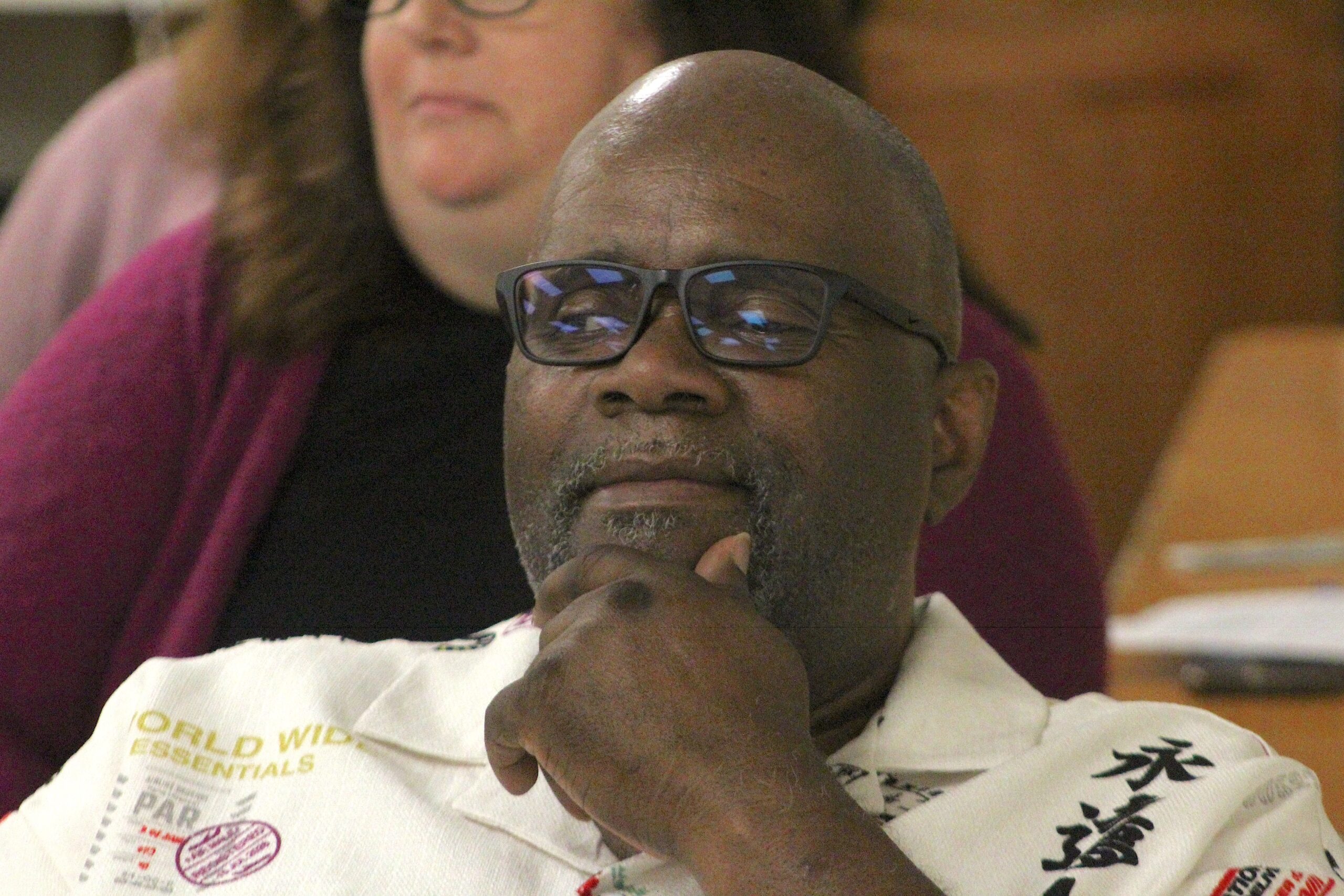 Rev. Carl Terry at school board