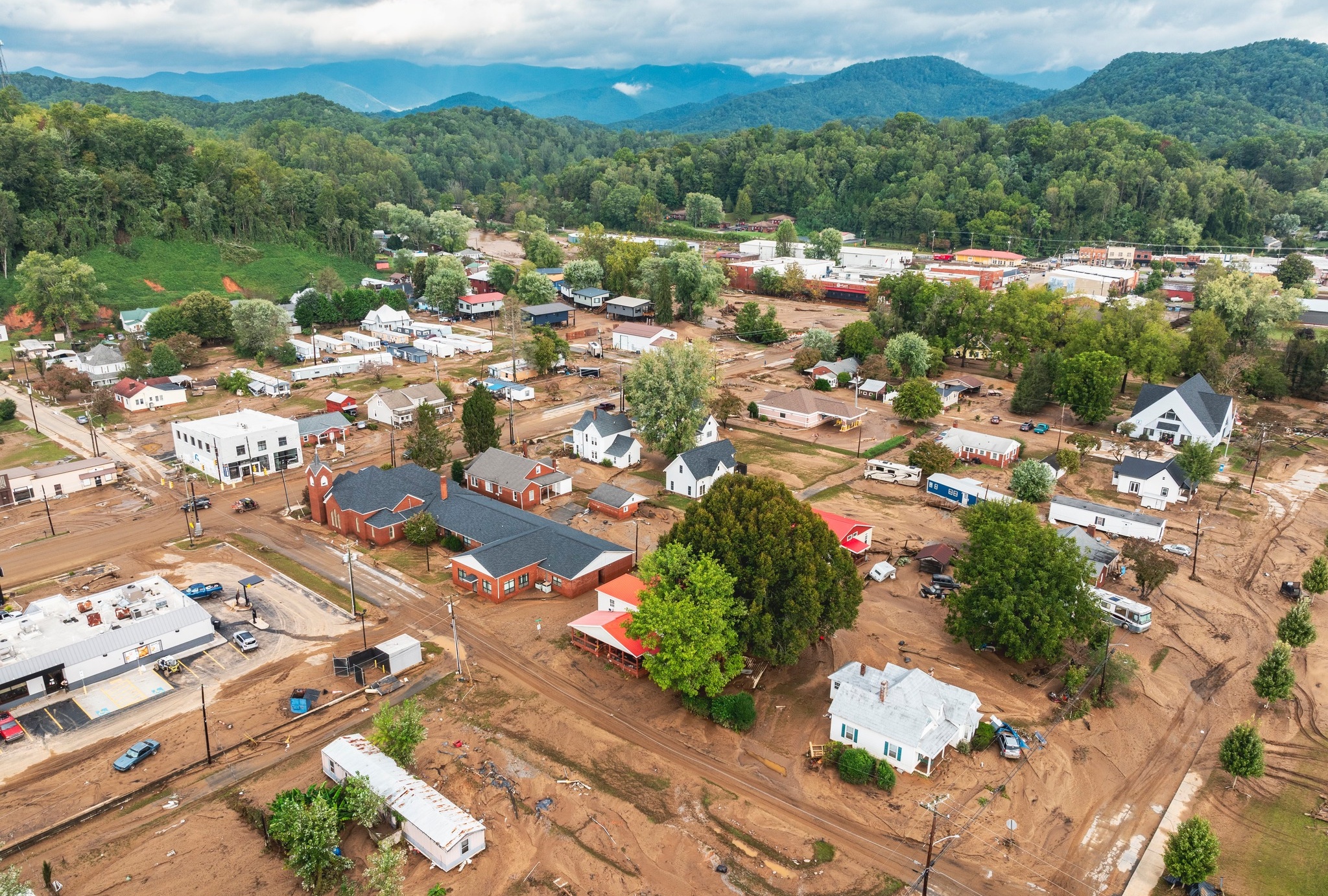 Flooding in Old Mill NC