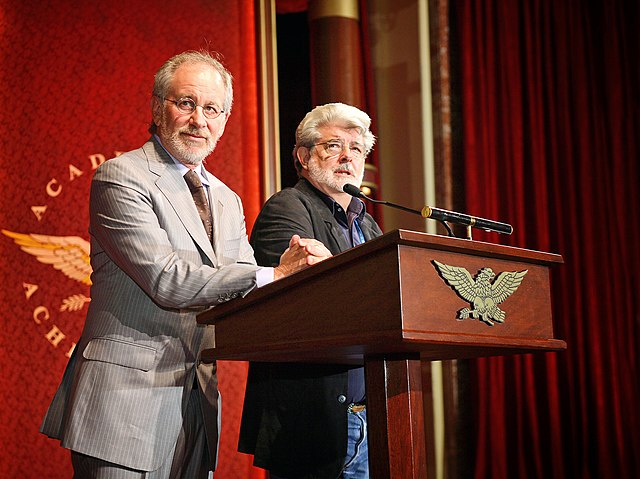2006_Summit_Hosts_Steven_Spielberg_and_George_Lucas_welcome_the_Academy_delegates_and_members_to_the_International_Achievement_Summit_in_Los_Angeles 2006_Summit_Hosts_Steven_Spielberg_and_George_Lucas_welcome_the_Academy_delegates_and_members_to_the_International_Achievement_Summit_in_Los_Angeles