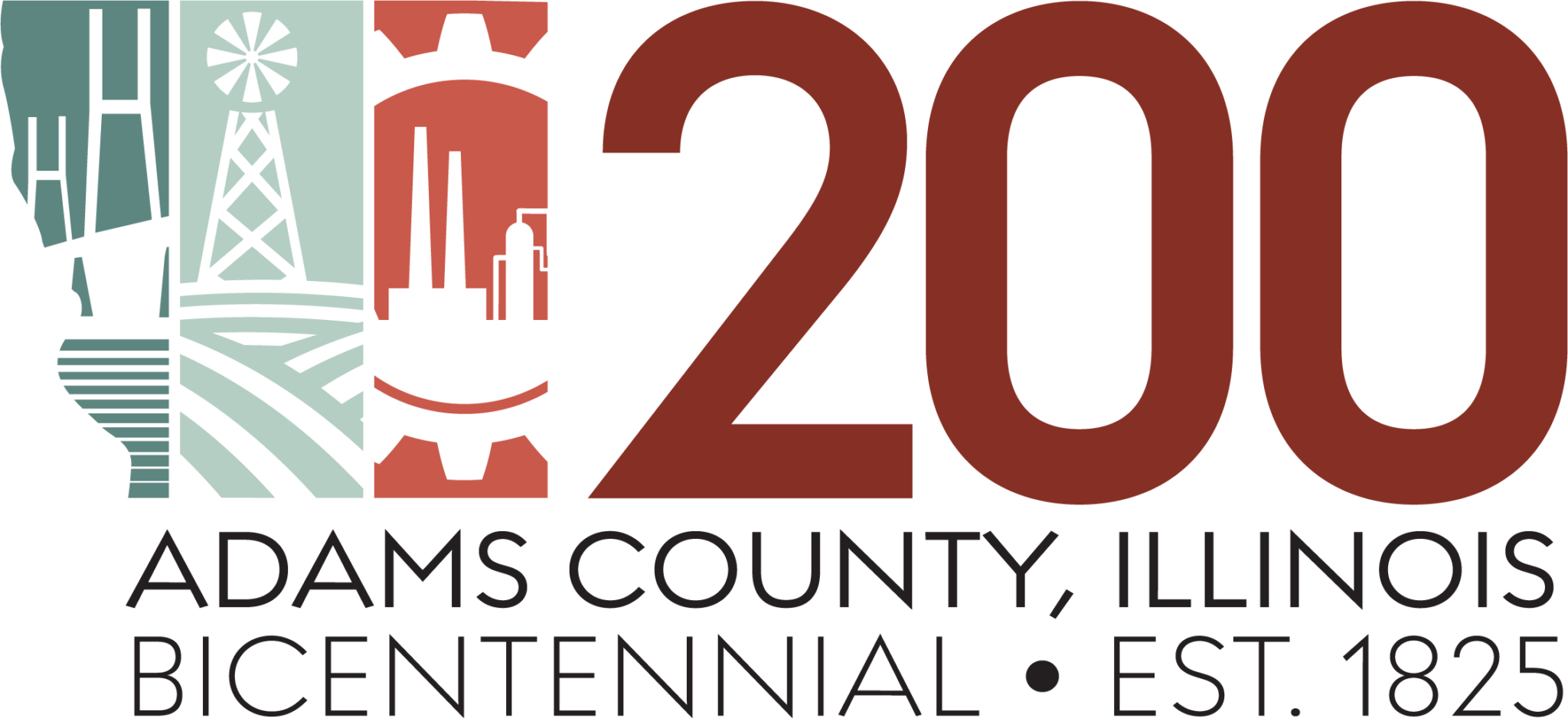 Adams County Bicentennial logo