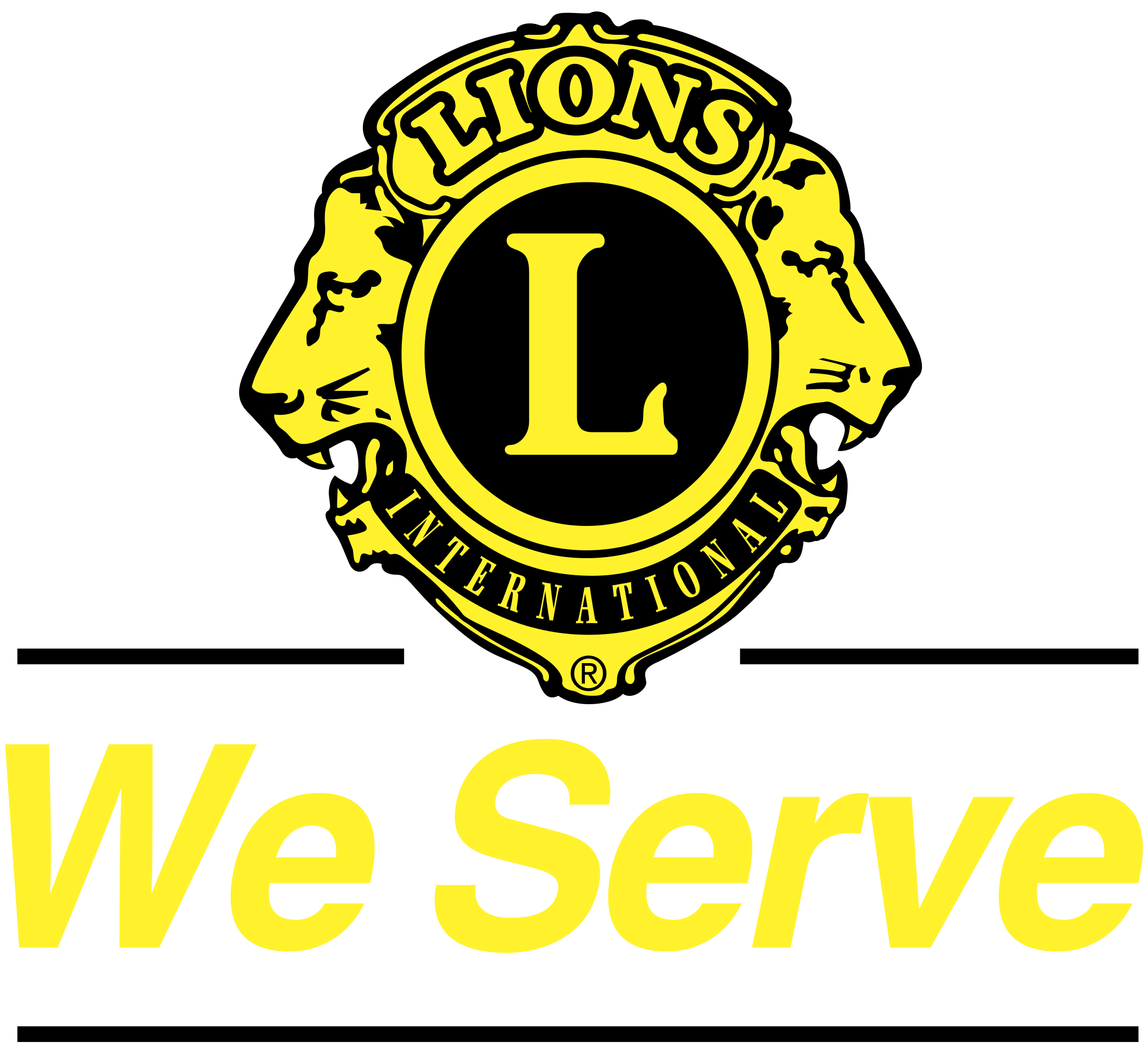 Lions logo -we serve