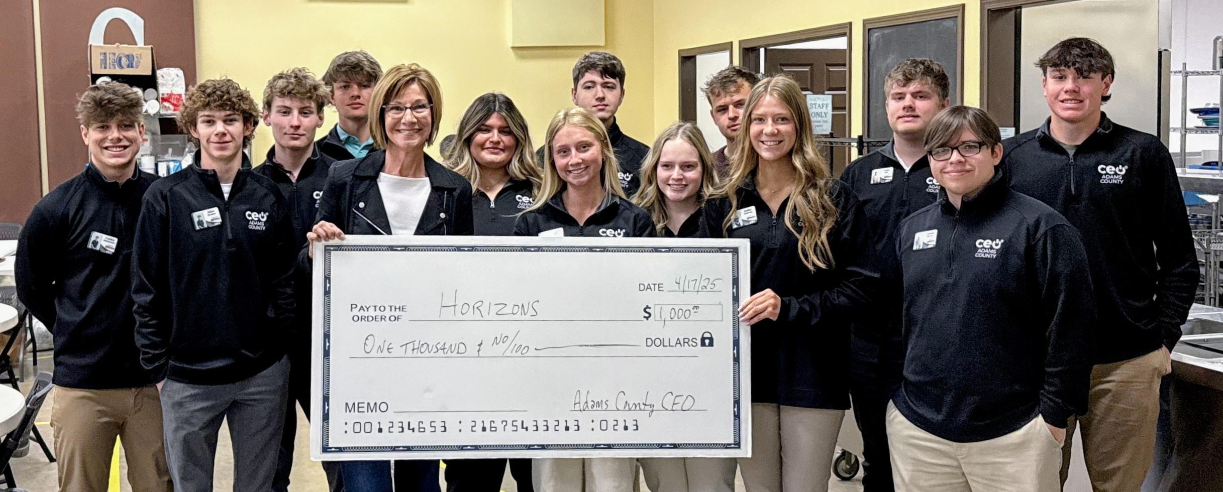 CEO Horizons donation CEO Horizons donation
