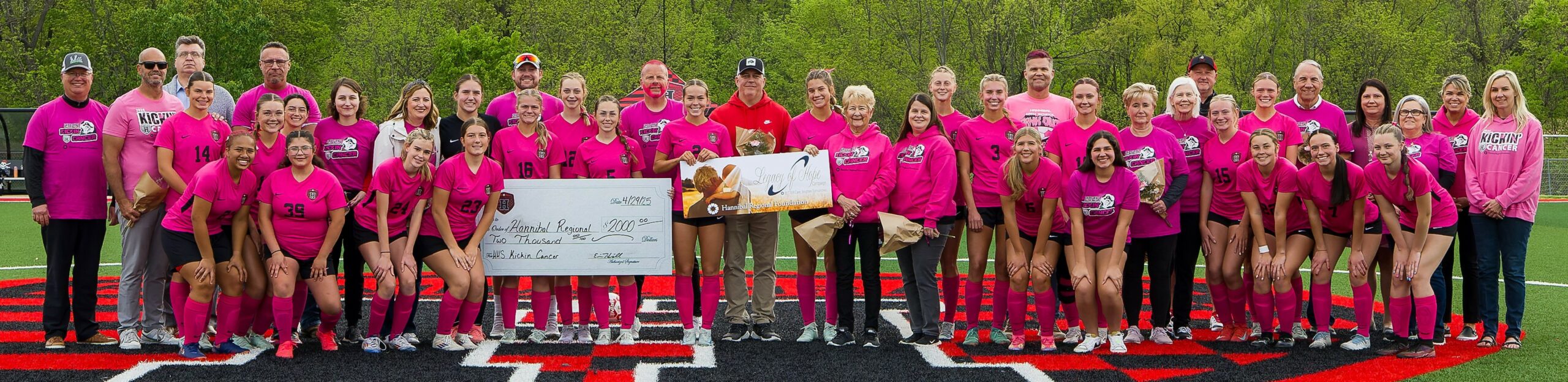 Hannibal High School girls soccer team donates $2,000 to Legacy of Hope campaign – Muddy River News