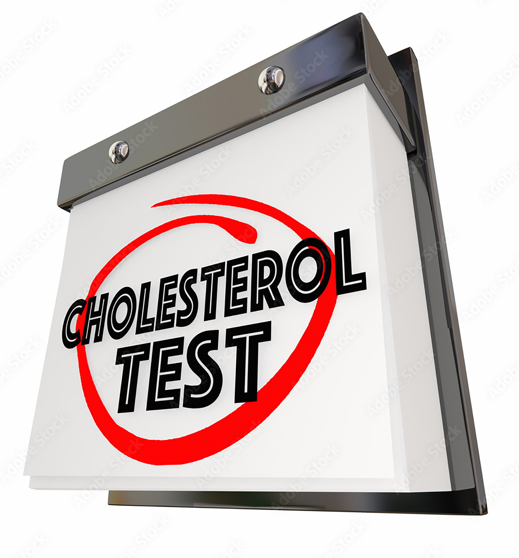 Cholesterol test graphic Cholesterol test graphic
