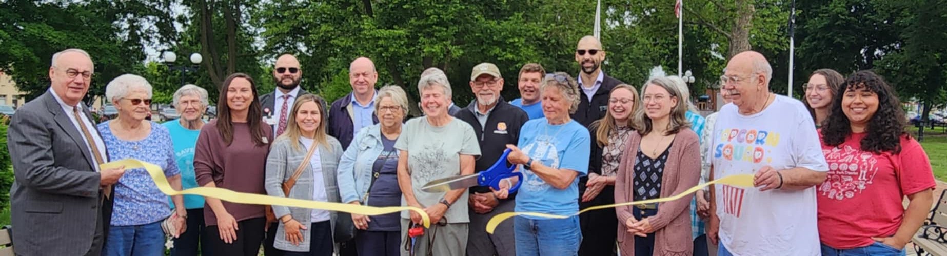 Macomb farmers market ribbon cutting Macomb farmers market ribbon cutting