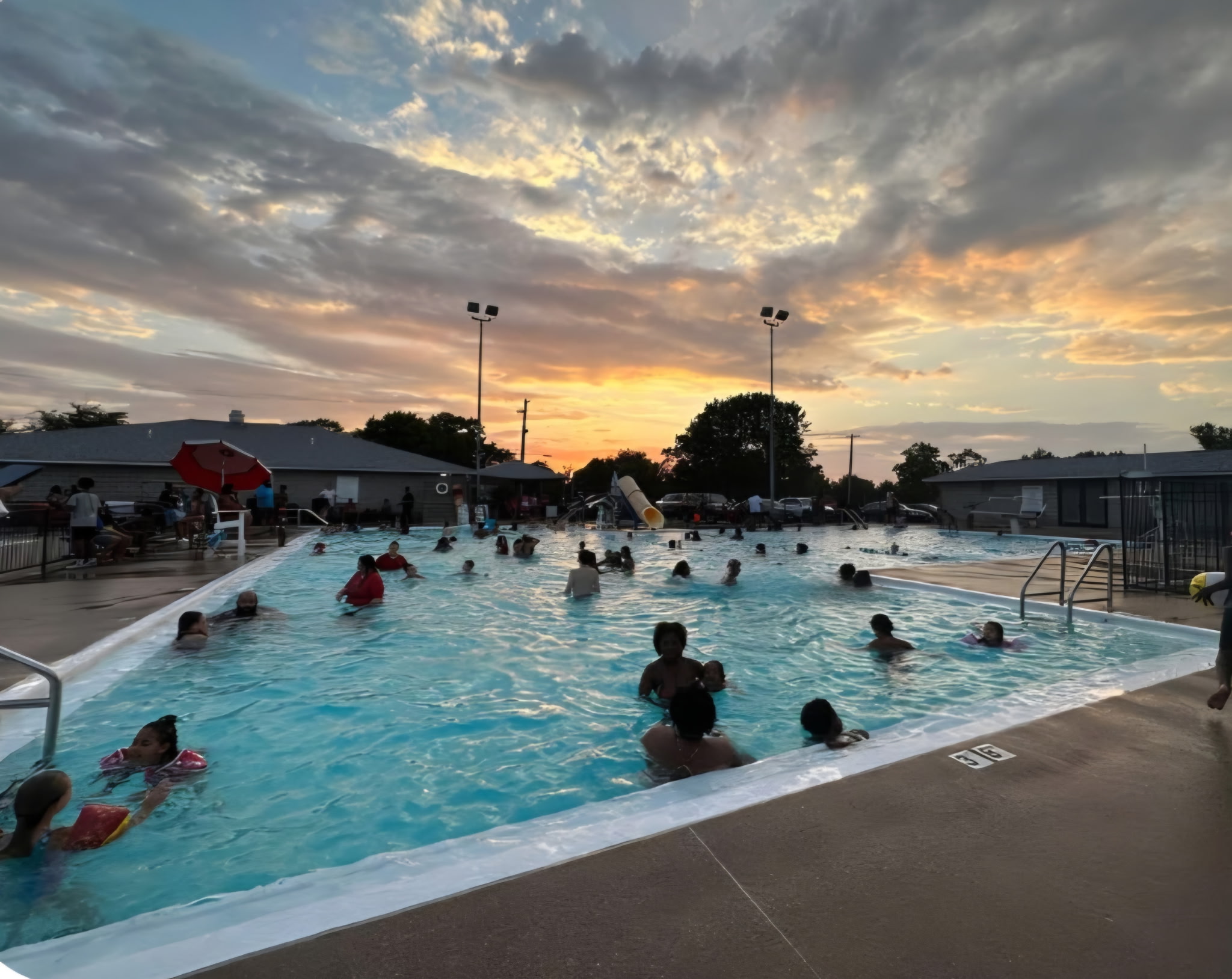 JLSC Pool at Sunset JLSC Pool at Sunset